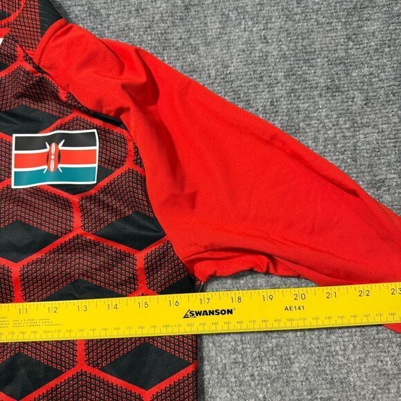 Nike Pro Elite Half Zip Jacket Womens XS Red Kenya Africa Pullover Track Running - Picture 6 of 11